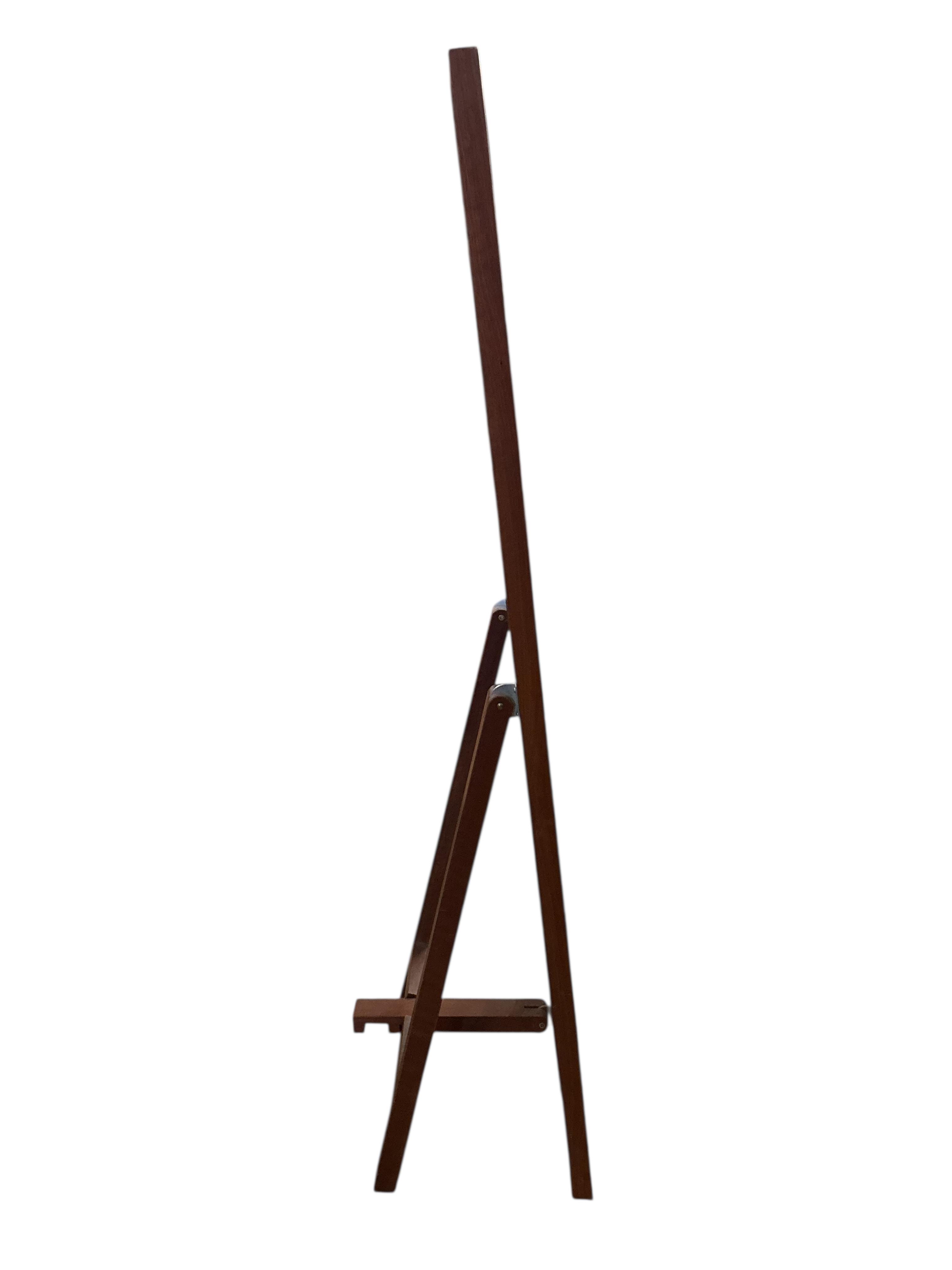 A Contemporary Heals hardwood free-standing dressing mirror, width 45cm, height 159cm